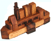 ship puzzle, titanic wooden puzzle, wooden games chiang mai thailand