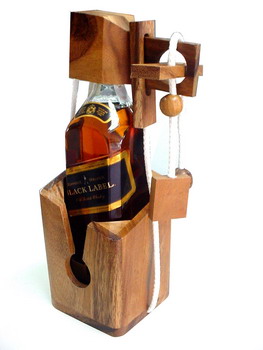 wooden games thailand wine bottle puzzle chiang mai 